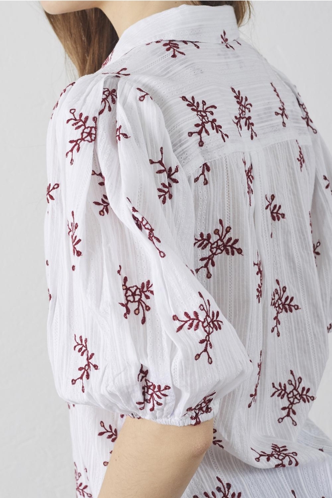 ELLA SH53 18509 WHITE/BORDEAUX
